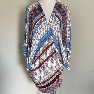 Bohemian Multicolor Kimono Top